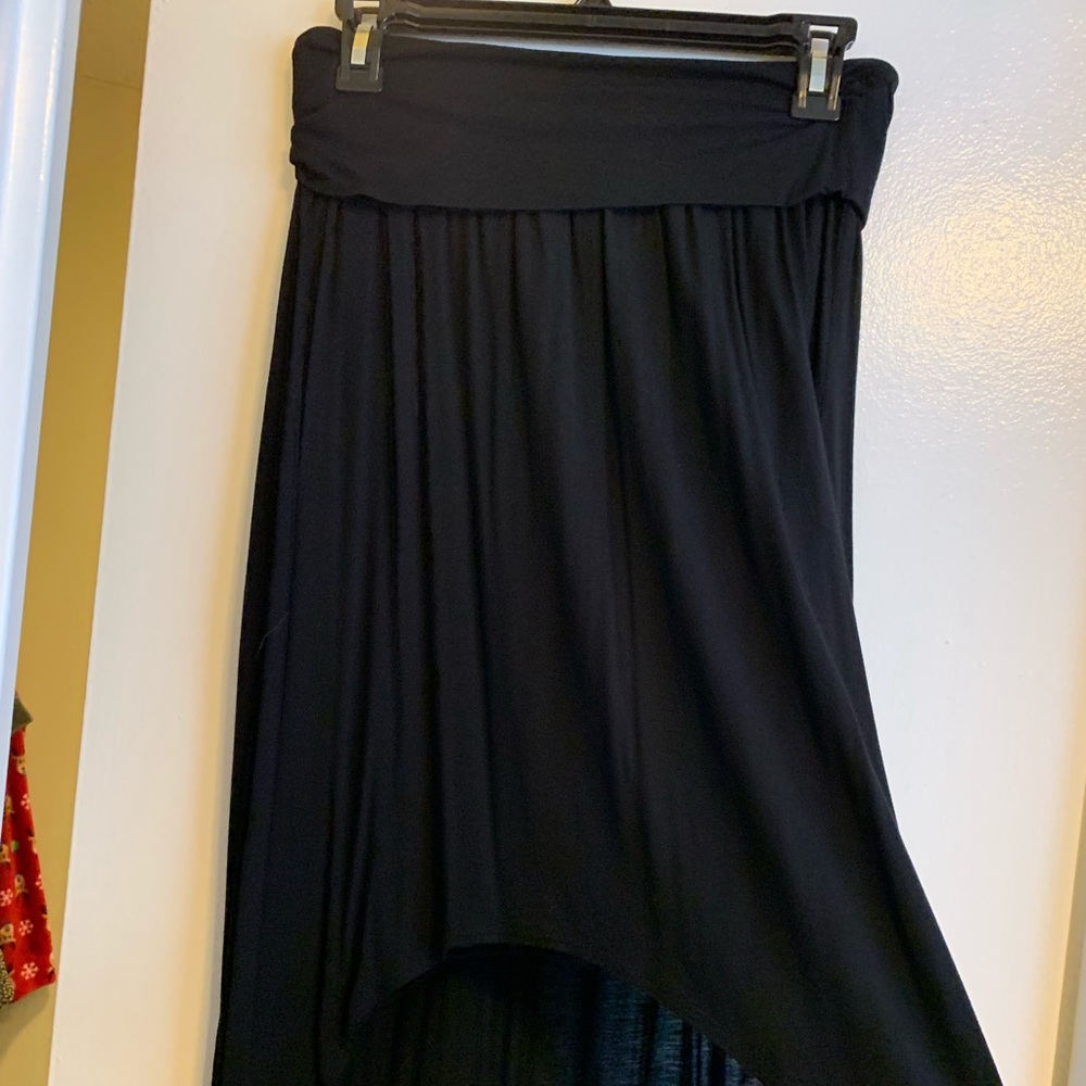 Topshop High-Low cotton skirt